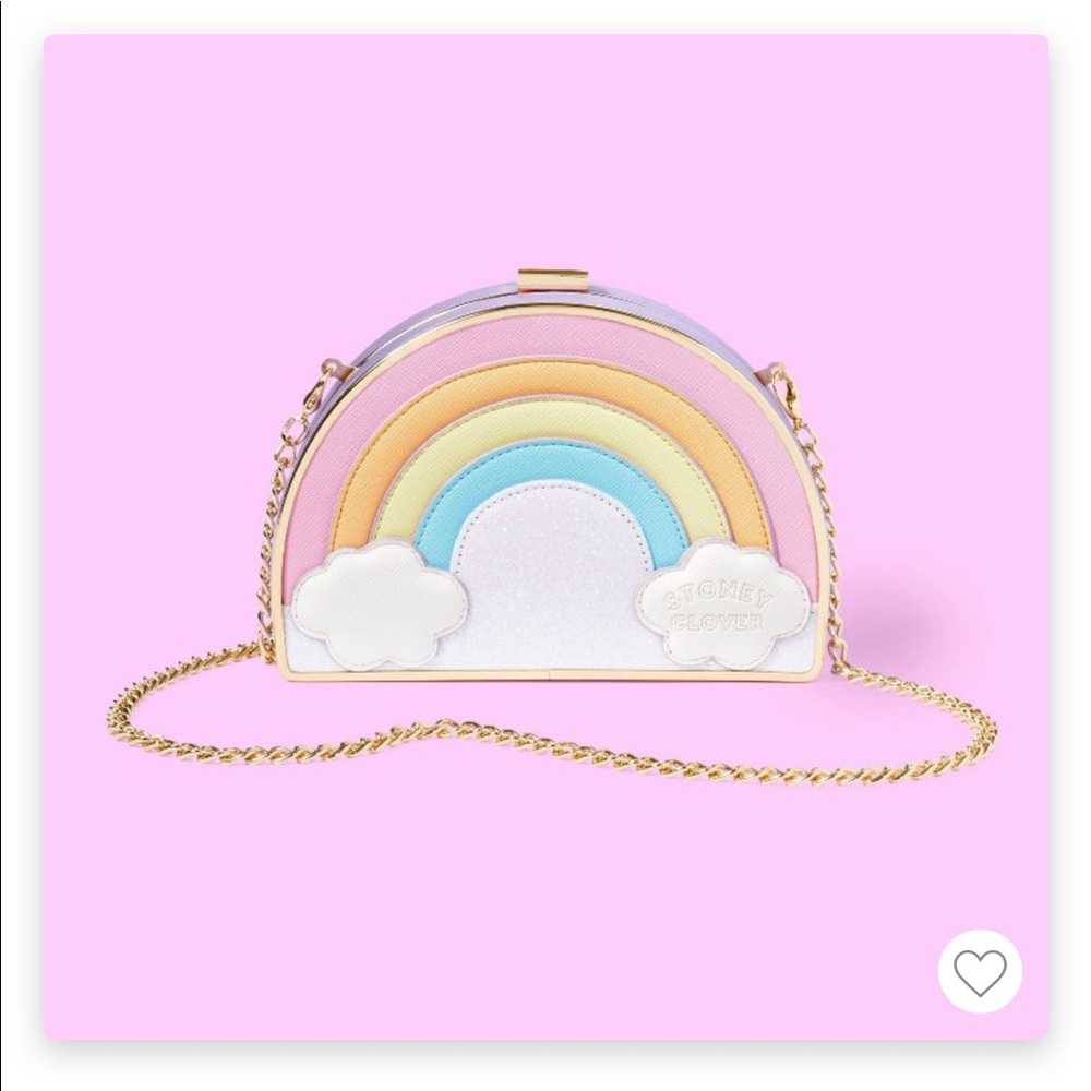 Stoney Clover Lane x Target Rainbow crossbody bag lavender NWT